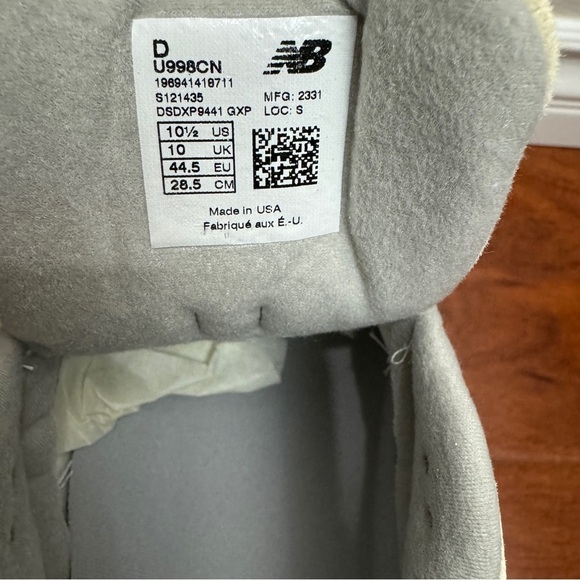 New Balance 998 MiUSA Concepts C-Note 10th Anniversary (2023) Size 10.5 - Picture 8 of 10